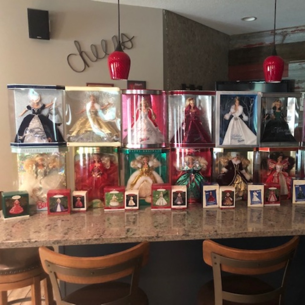Holiday Barbies and Ornaments 1992-2006